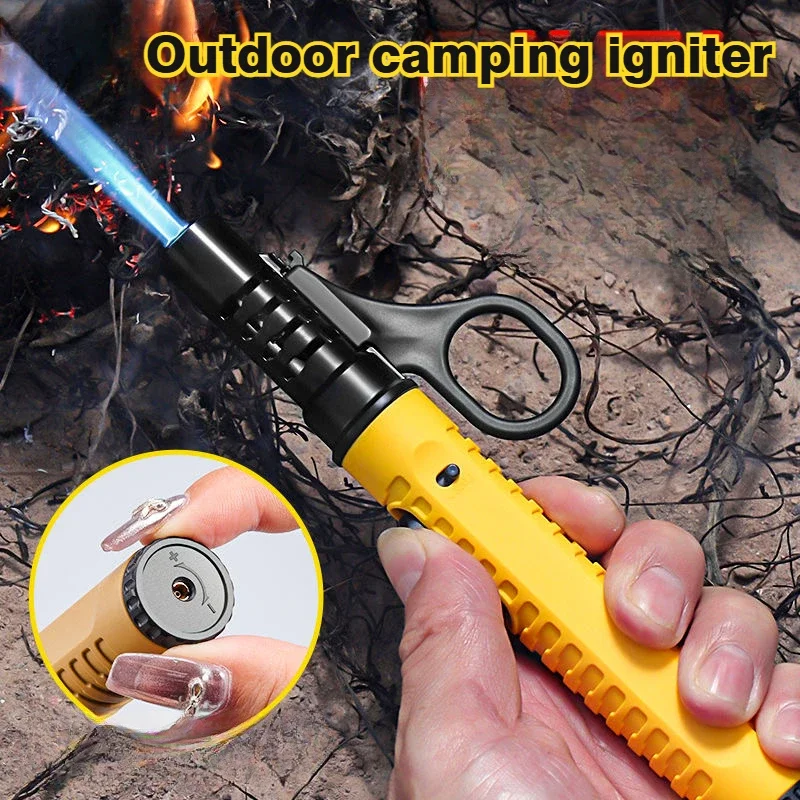 New Flamethrower Inflatable 1300° Outdoor Camping Ignition Portable Lighting Gun Stove Accessories Camping Barbecue Tool - Image 3