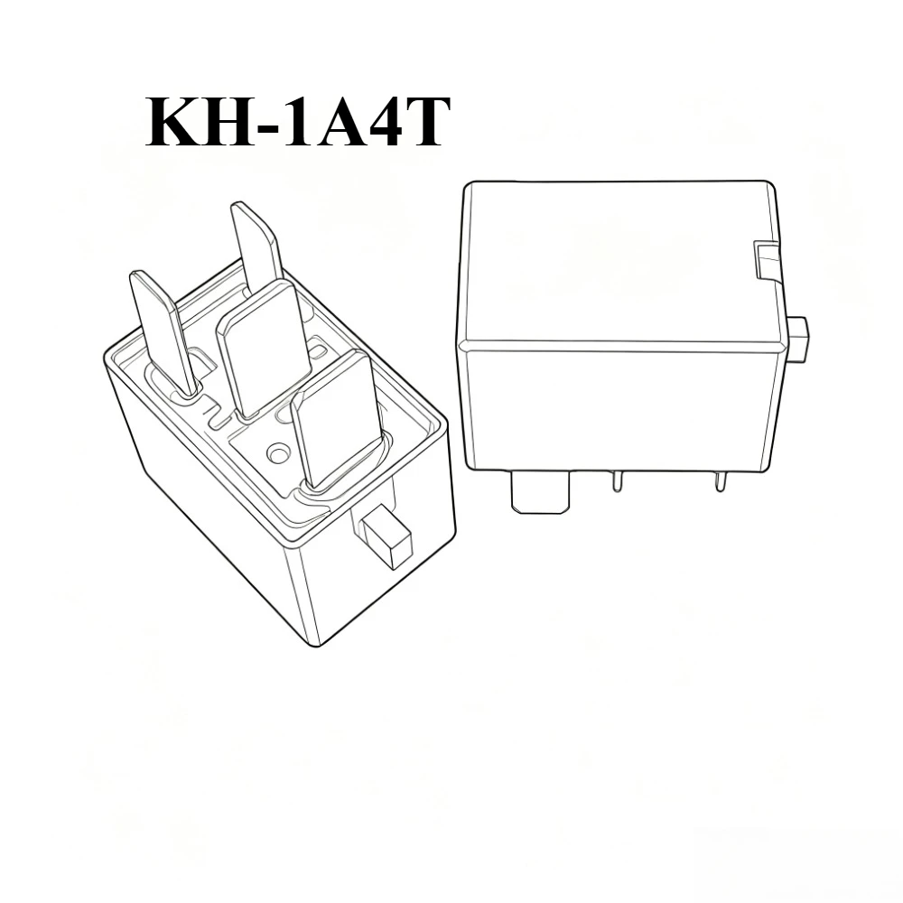 2PCS/LOT KH-1A4T KH-1A4T-R 12VDC Automobile motorcycle relay.