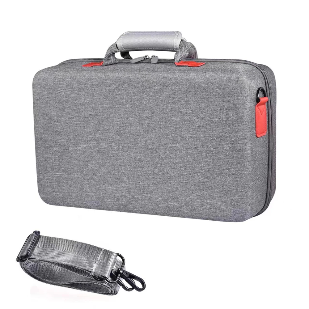 for PS5 Slim Game Console Portable Storage Bag Protective Case Travel Scratch-resistant Gray Black