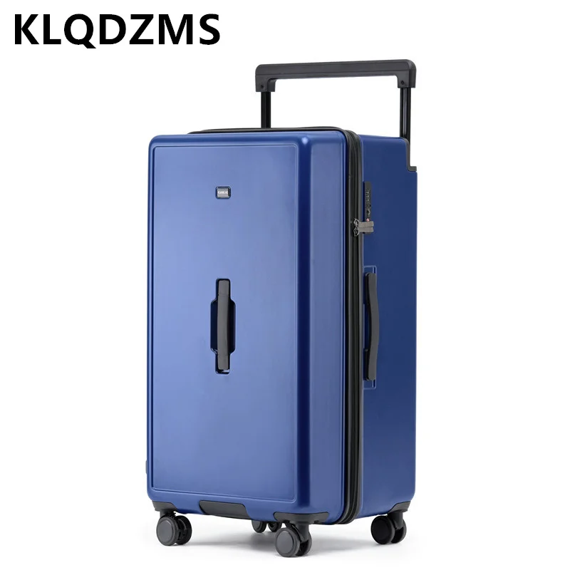 KLQDZMS High-quality 26"28"30-inch Suitcase Large-capacity Thickened PC Luggage Men's Suitcase Women's Password Box Suitcase