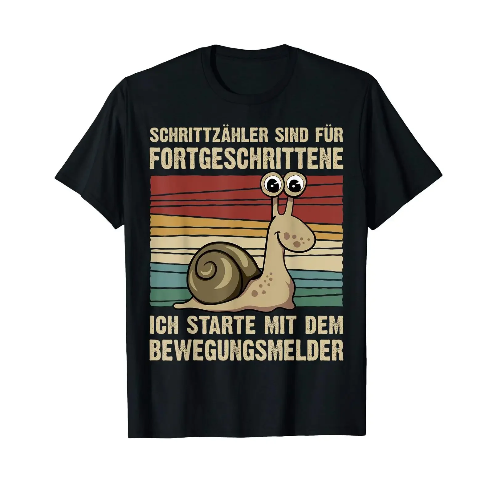 Funny snail step counter morning grouch chilling T shirt vintage Washed graphic streetwear Unisex Slightly Breathable fashion