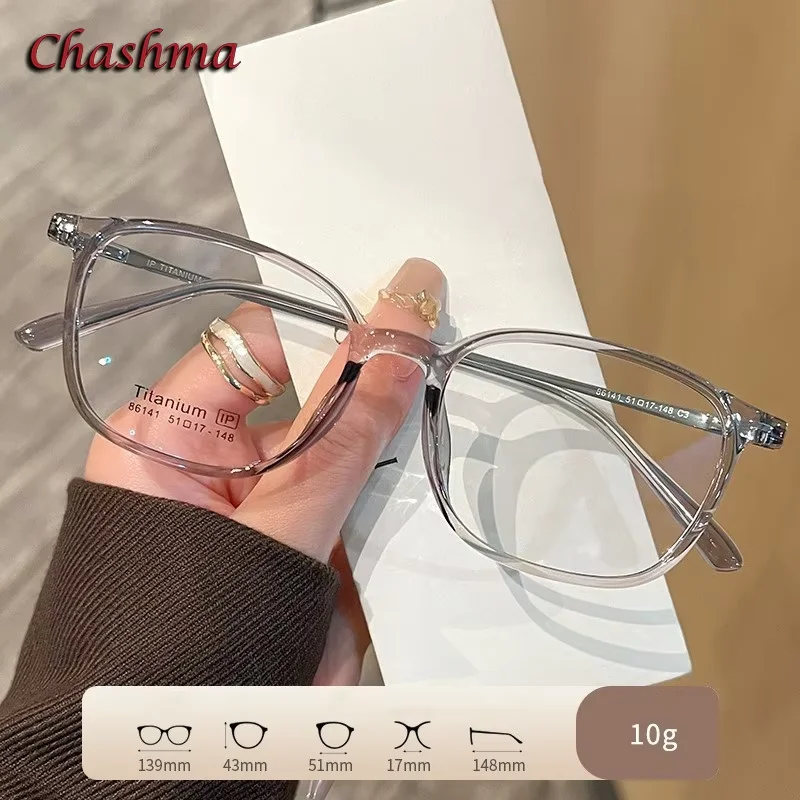 女性用アンチブルー光線処方レンズ、近視光学メガネ、コンピューター作業用メガネ、プログレッシブサングラス、ライトフレーム、10代