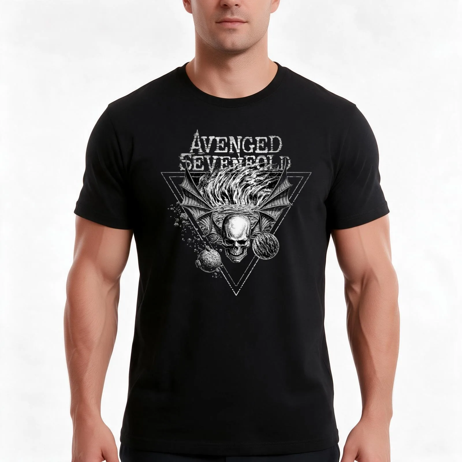 avenged sevenfold T-Shirt Summer Casual Cotton Tee Oversized Streetwear Tops Vintage Graphic Print Loose Fit Short Sleeve