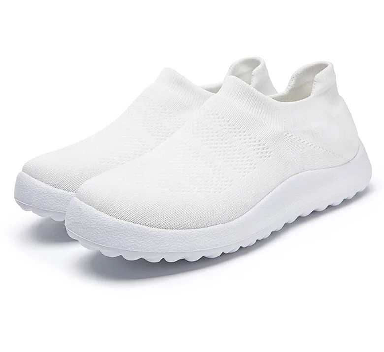 Damen-Sneaker zum Hineinschlüpfen, Damenschuhe, 2023, atmungsaktive Mesh-Turnschuhe für Damen, Sportschuhe, weiße Freizeitschuhe, Zapatillas Mujer – Detail 15
