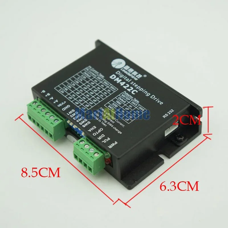 Leadshine DM422C Microstep 2-Phase Digital Stepper Driver 2.2A 40V DC for Nema 8, 11, 14, 16, 17 Stepper Motor