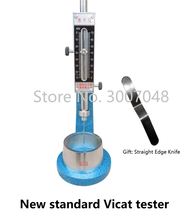 New standard Vicat tester, cement consistency and setting time tester, Gift Vicat straight edge cutter