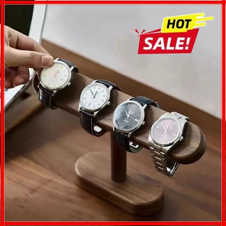 

Подставка-органайзер из орехового дерева для демонстрации часов, ювелирных изделий, браслетов, цепочек, для прилавка, выставок и хранения