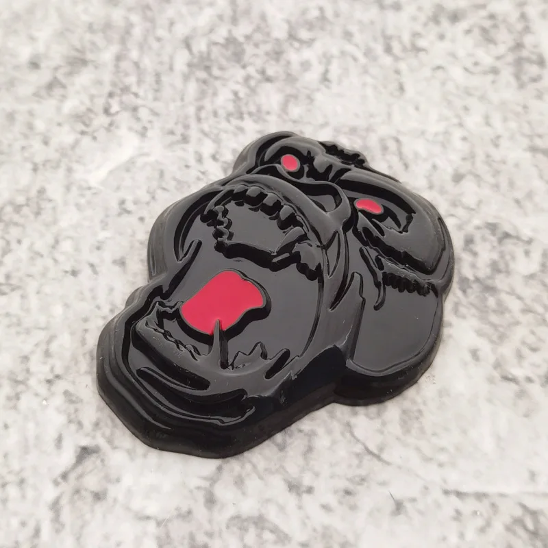 High-quality Modification 3D Metal Car Stickers Diamond Gorilla Roar Scratch Cover DIY Decoration Car Accessories - view 4