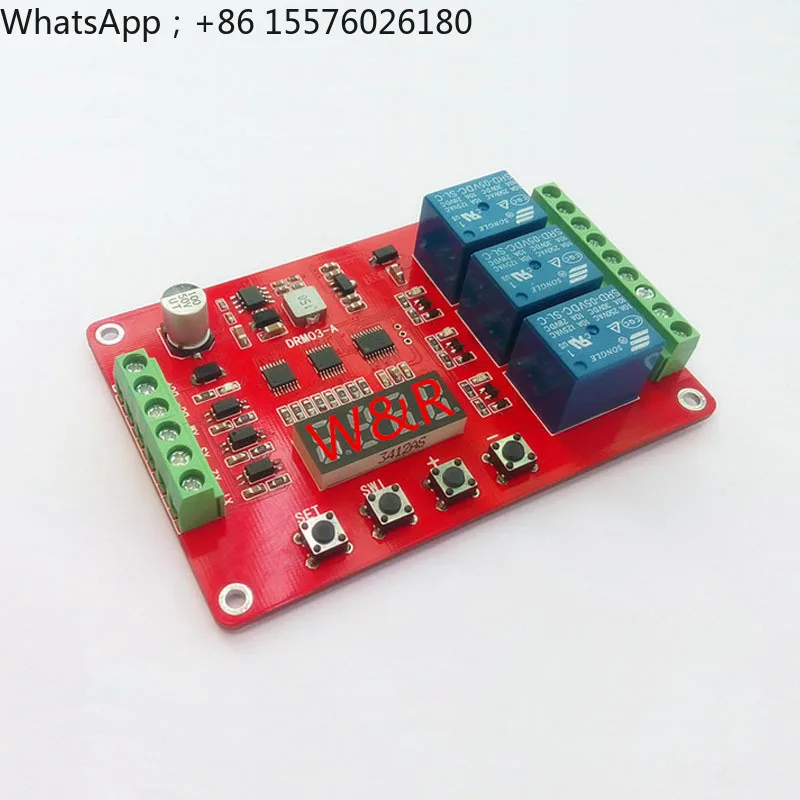 DRM03 / 3-way/three way/ multi-function relay module / delay / self-locking / cycling / timing / time relay