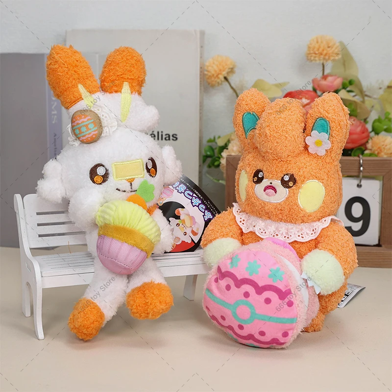Nuevo Pokemon peluche Pascua Scorbunny Pascua Pawmi muñecos de peluche juguetes para niños cumpleaños regalo de Navidad 20CM ﻿