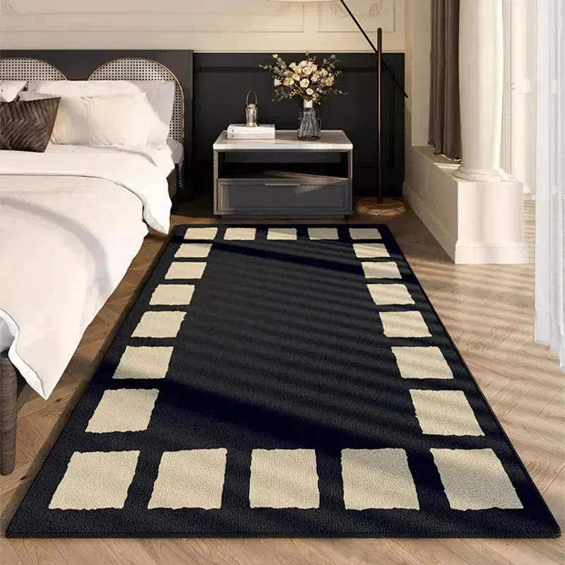 

Bedroom Bedside Carpet Non-slip Easy To Clean Floor Rug Living Room Sofa Coffee Table Foot Mat Alfombra De Noche Del Dormitorio
