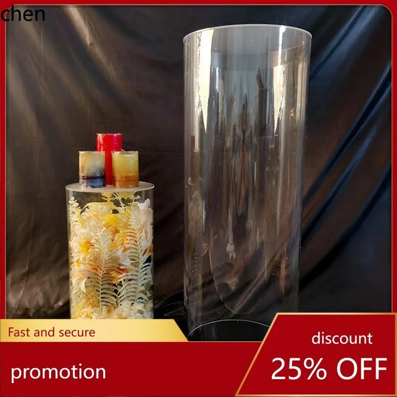 

Hxl wedding props transparent acrylic round tube party floral decoration ornaments