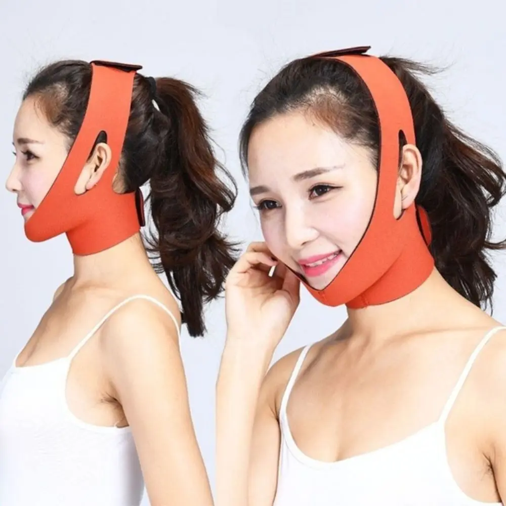 Delicate Reduce Double Chin Thin Face Facial Massager Beauty Tools Face-lift Belt Face Slimming Bandage