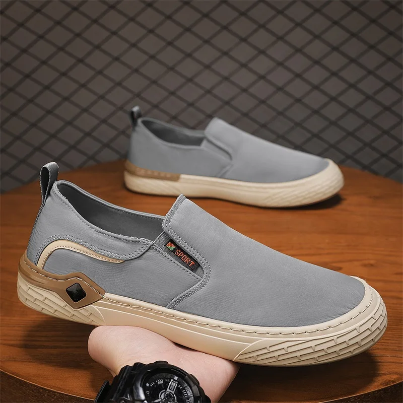 Men Shoes 2024 New Men Casual Shoes Breathable Classic Canvas Slip on Shoes for Men Breathable Walking Sneakers Men's Loafers