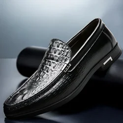 Mens Slip on Shoes Man Moccasins Men's Loafers Genuine Leather Summer Shoes Men Loafer Flats Driving  Shoes Formal 2024