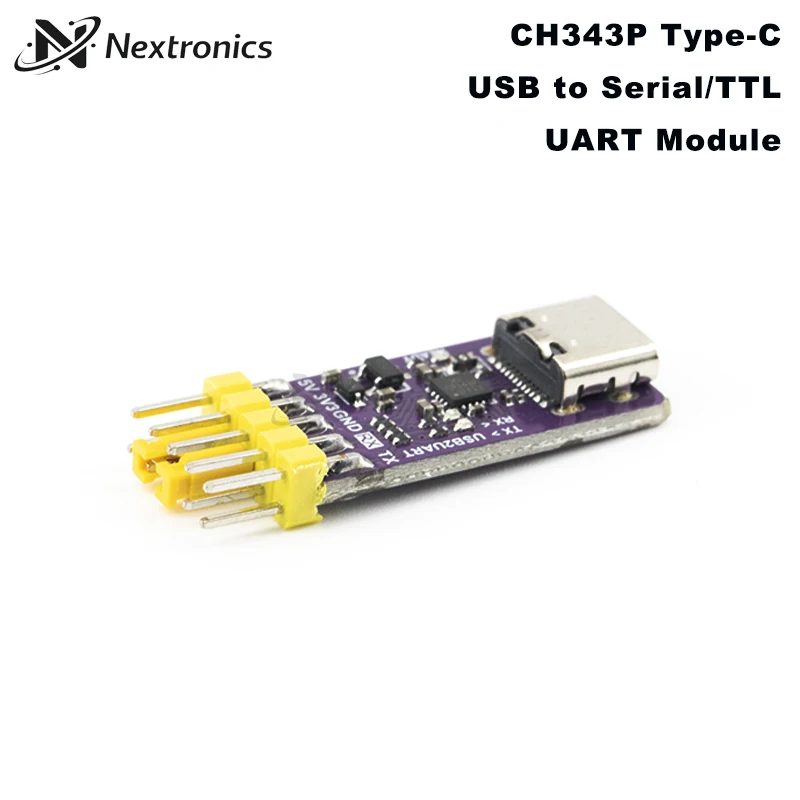 1/3/5/10PCS CH343P USB To Serial Port Module 6Mbps 5V/3.3V TTL UART Type-C Debugging Burning Downloader Replace CH340