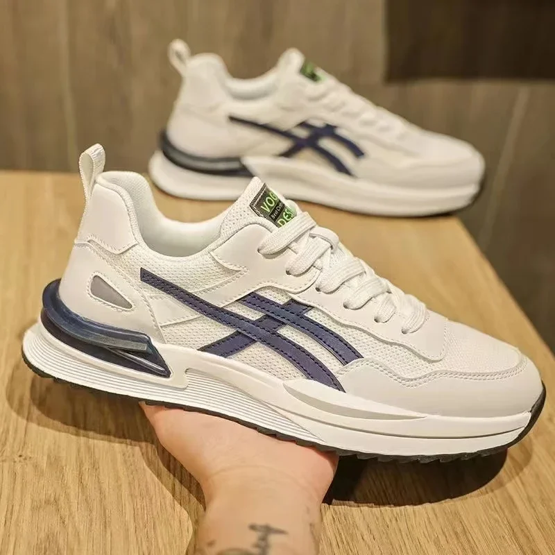 

Men Shoes Sneakers Fashion Breathable Casual Shoe Lace-Up Skateboard Sports Running Shoes for Men Tennis Shoe Zapatillas Deporte