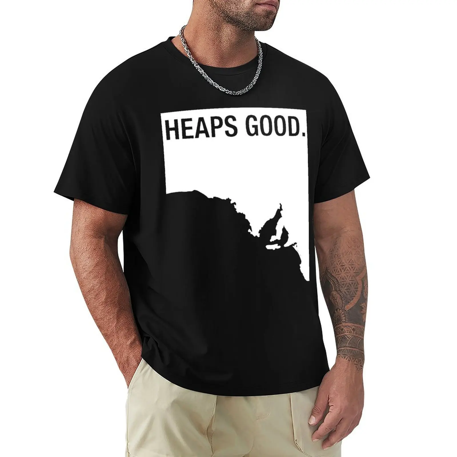 Heaps For Goods Black Tee T-Shirt g man t shirts for men T-Shirt