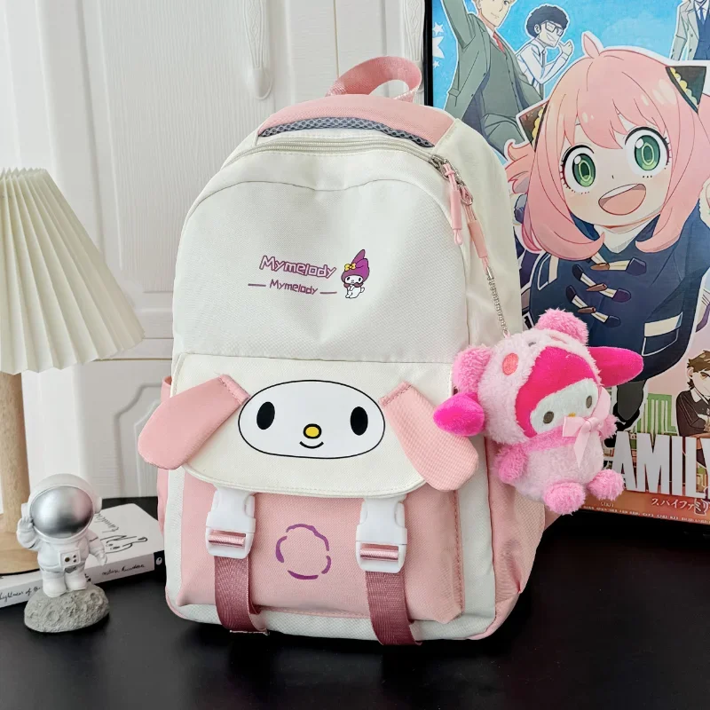 Sanrio Kulomis neue süße Mädchen Wind Jade Zimt Hund ist einfach und niedlich Rucksack mit großer Kapazität.