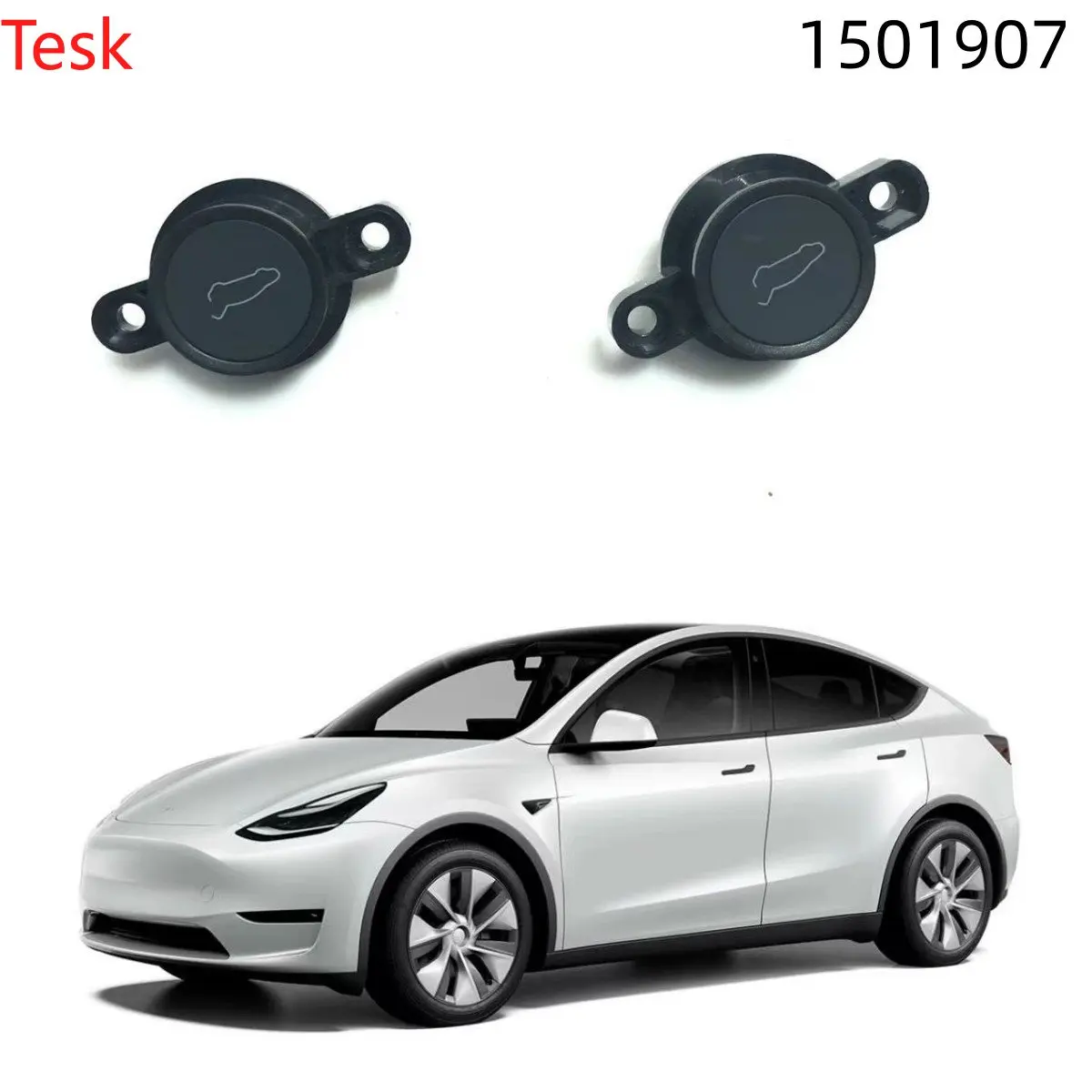 Tesla Model 3 Y portellone tronco tronco interruttore rotondo pulsante chiave 1501907