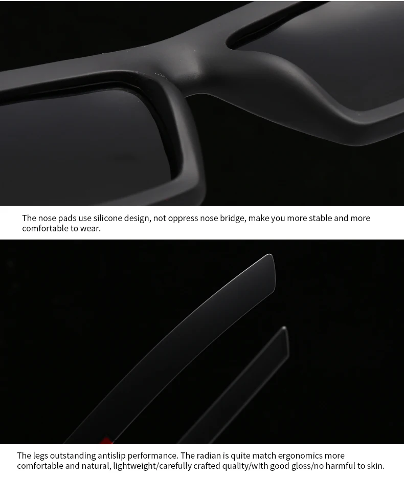 New Men\'s New Cross-Border Polarized Sunglasses Square Sunglasses Classic Driving Glasses Sps02Ore