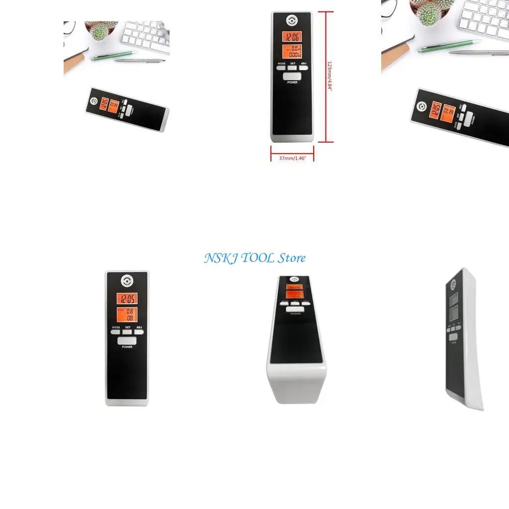 

L8RC Portable Respirator Detector Tester Fast Response Digital Display Breath Drunk PersonalProfessional Use