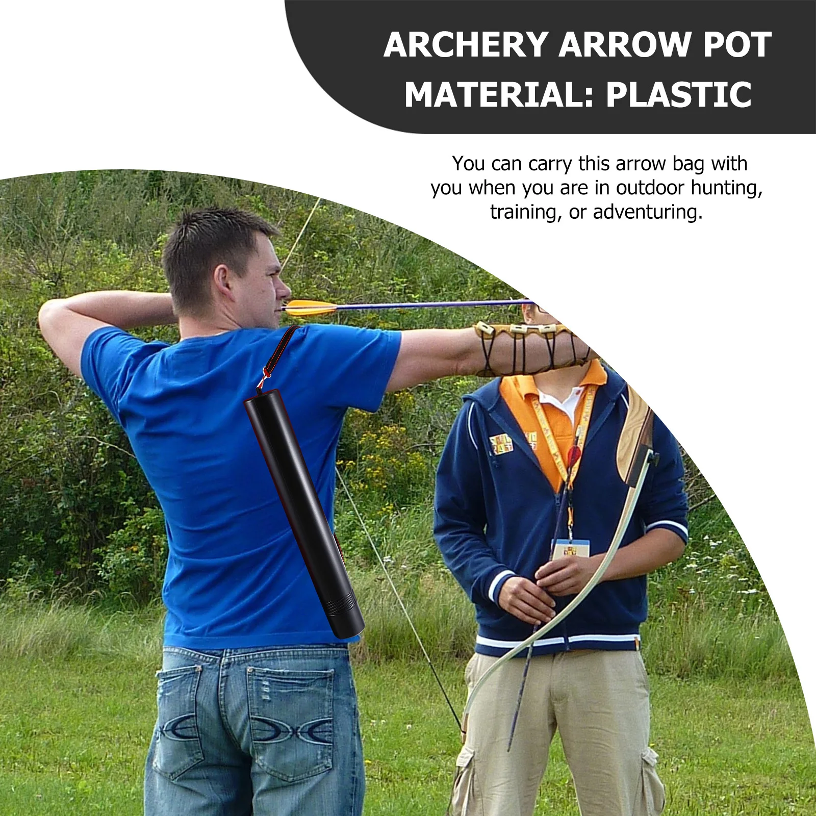

Durable Black Parts Archery Arrow Pot Arrow Bag Bag Archery Parts Accessories Hunting Gear