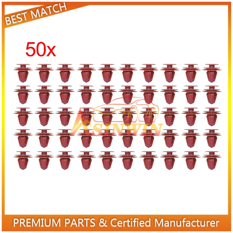 

50pcs 67771-12050 Auto Door Trim Panel Retainer Upper Trim Clips for GM Toyota Lexus 30006620 67771-28020 Car Accessories ﻿
