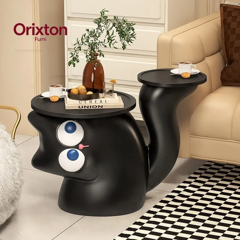 Cute Little Cat Floor To Ceiling Decoration Living Room Sofa Home Decoration Creative Cartoon Coffee Table Side Table Furniture
