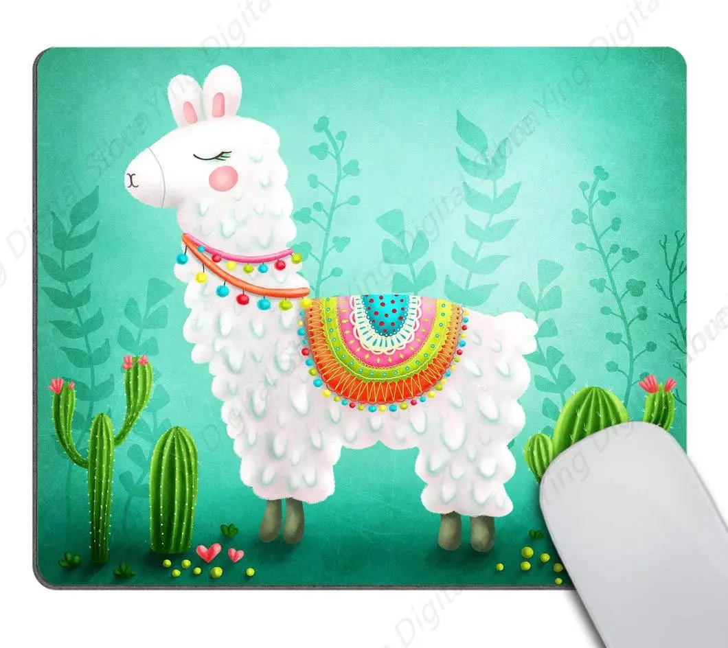 

Cute Camel Cactus Mouse Pad Desktop Accessories Non Slip Rubber Mouse Pad Suitable For Gaming Office Laptops 25*30cm