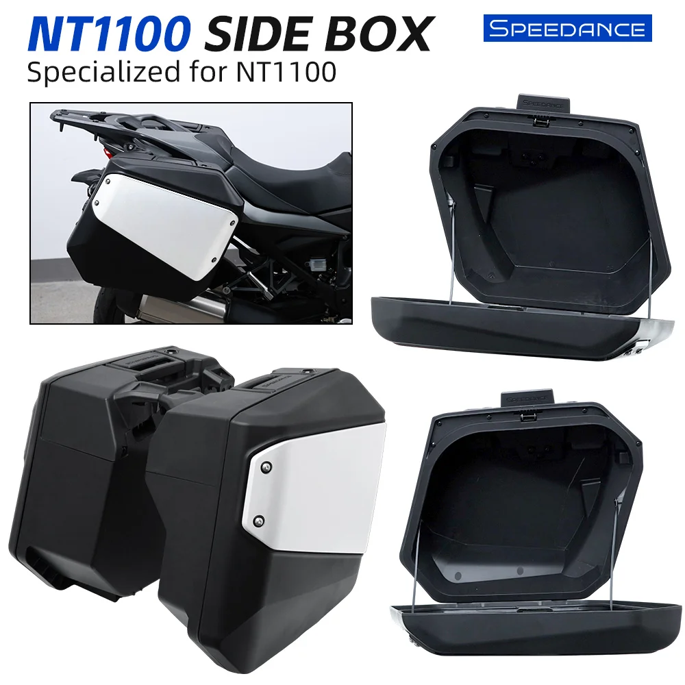 Speedance Plastic Side Box for Motorcycle Honda NT1100  Side Luggage,  Kufry Boczne Do Motocykla Top Box