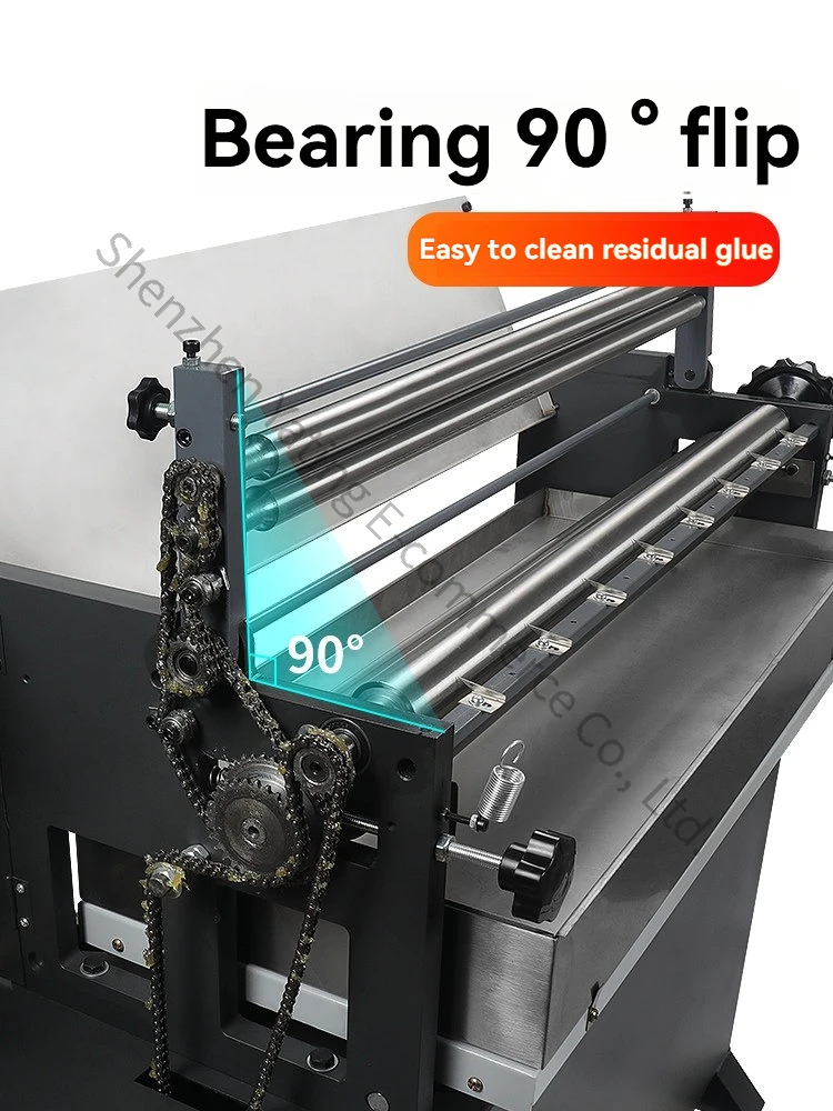 Picture 6: 720type Vertical Heating Glue Machine Hot and Cold Gluing Machine White Latex Jelly Glue Rolling Machine