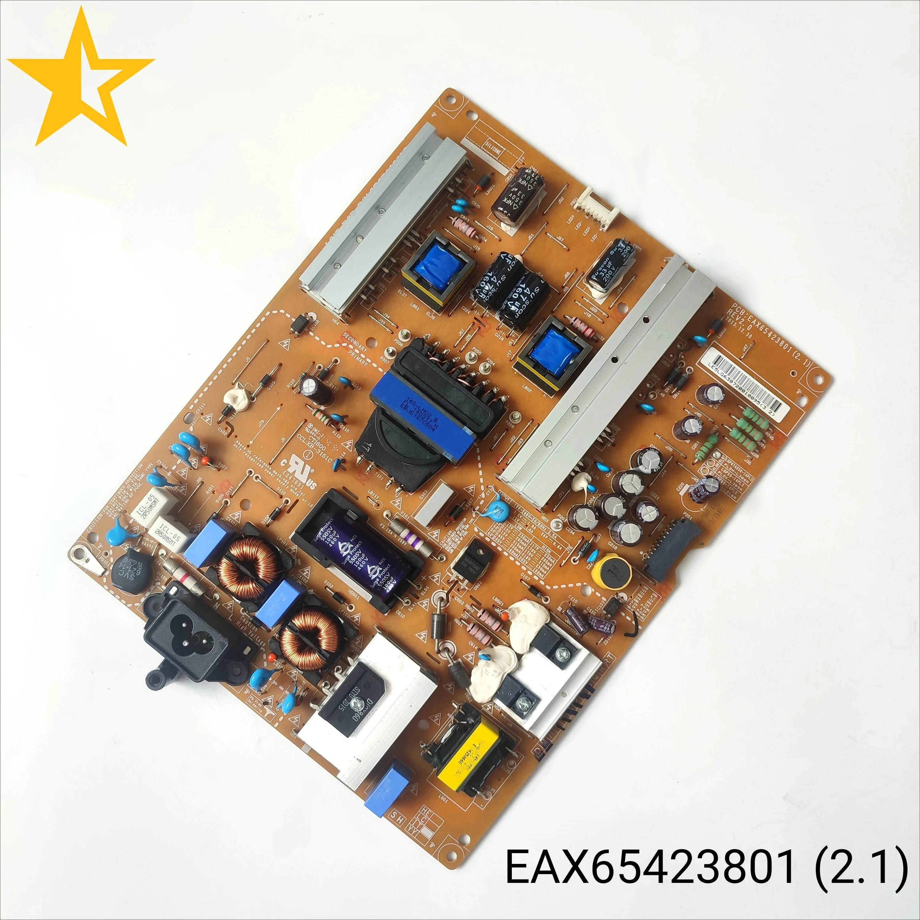 

LCD TV Power Board EAX65423801 (2.1) LGP474950-14PL2 is for 47LB6300LG 49LB5550LG 50LB5900LG 55LB6500LG 60LB5900LG 65LB5900LG