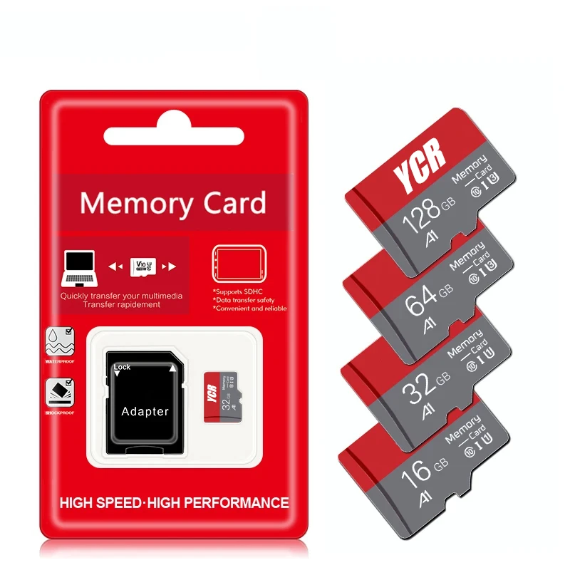 

Карта памяти YCR, высокоскоростная мини-SD-карта, 8 ГБ, 16 ГБ, 32 ГБ, 64 ГБ, 128 ГБ, 256 ГБ, 512 ГБ, TF-флеш-карта Class10