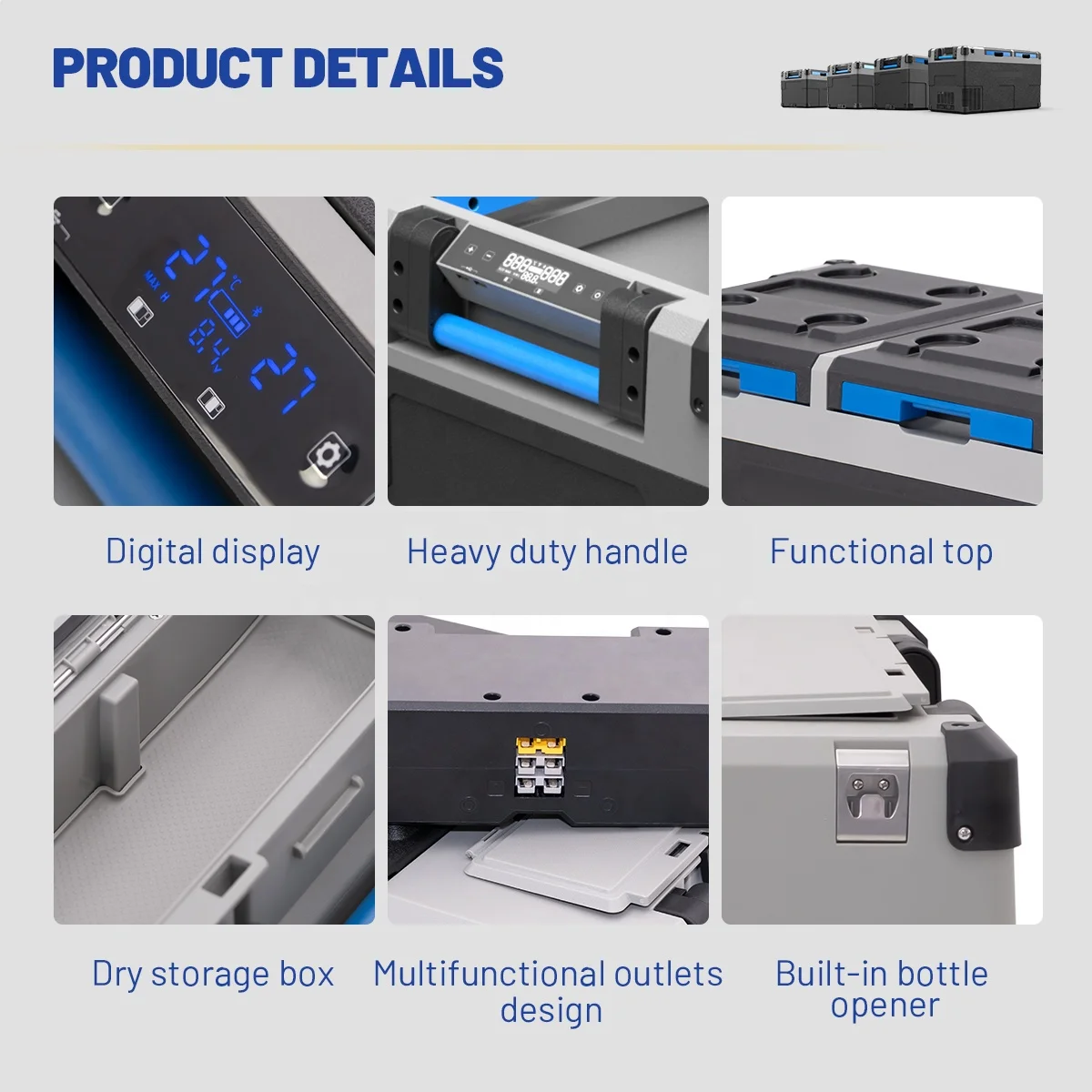 E60 Marine Solar Fridge Freezer Portable Car Cooler Box 12v Solar Fridges And Deep Freezers For Camping Fishing