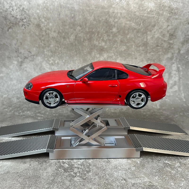 LCD Toyota A80 Supra Car Model, coleção estática, Enviar amigo Holiday Gift, 1:18