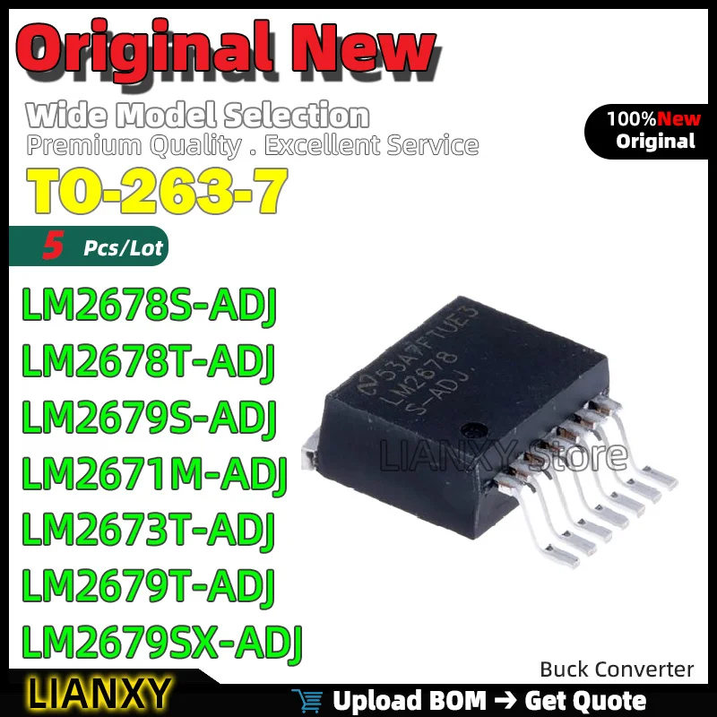 5Pcs TO-263-7 LM267…