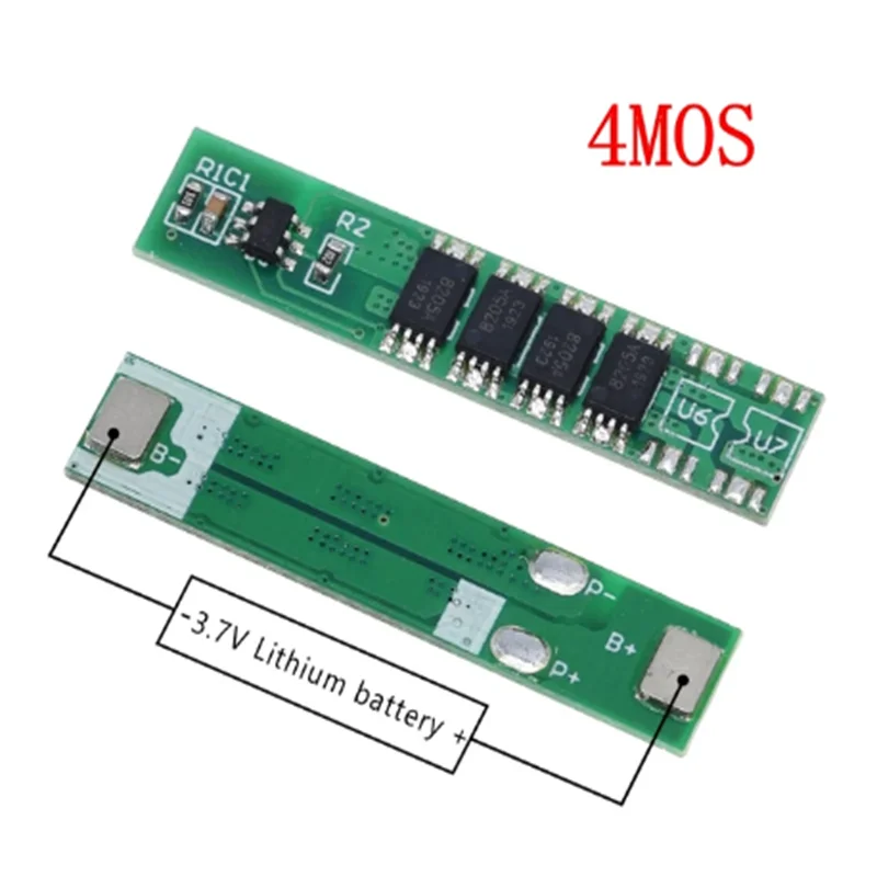 1S 7.5A 10A 15A 3.7V Li-ion 3 4 6MOS BMS PCM Battery Protection Board PCM for 18650 Lithium Lion Battery