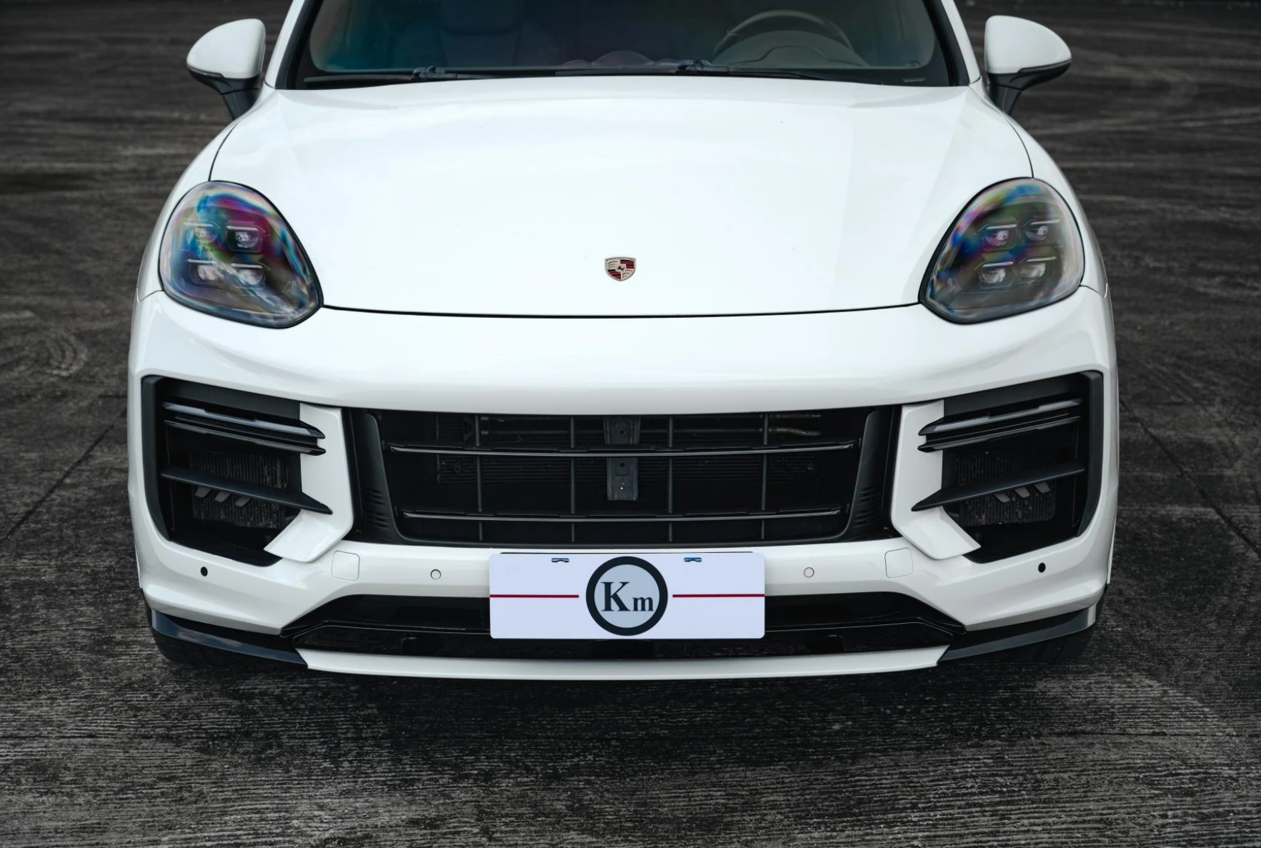 Car Front Rear Bumpers For Cayenne 2015-2017 year 958.2 Body Kit Upgrade 2024-up 9Y0.2 Turbo GT Facelift Bodykit lip For Porsche