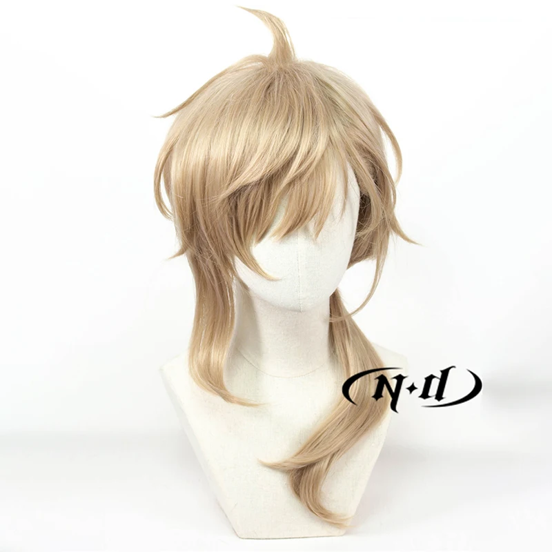 Parrucche Cosplay ND Kanae Parrucchino VTuber Cosplay Parrucche lunghe per capelli corti per Comic Con Coser Costume Festa a tema Resistente al calore