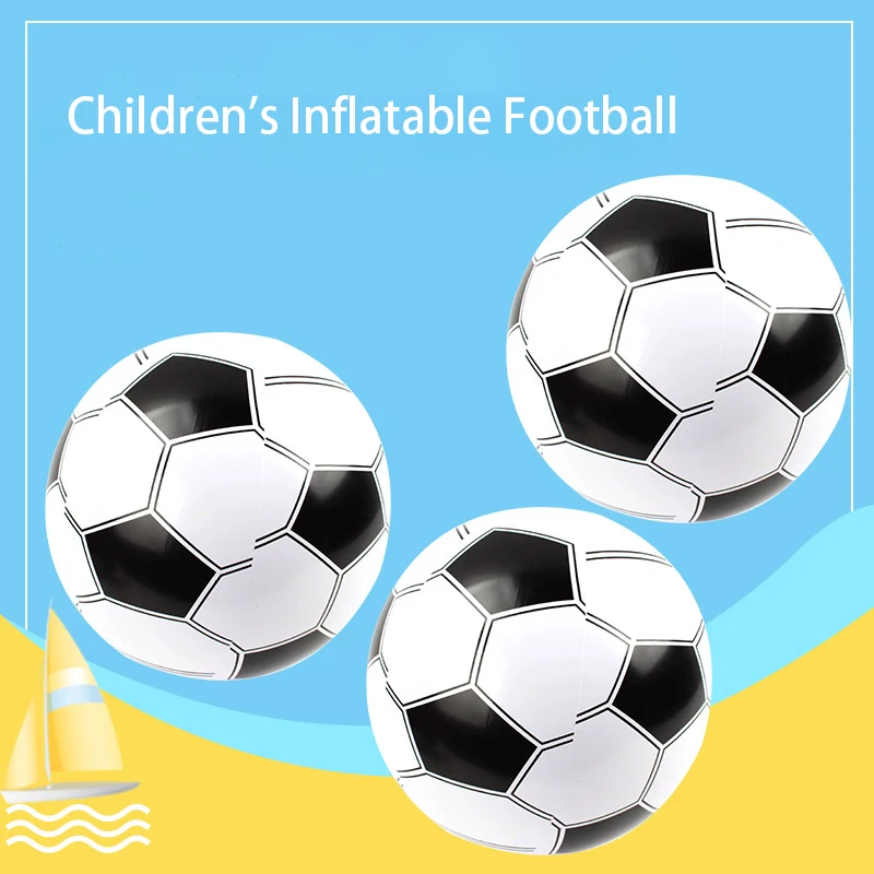 2 Stuks Nieuwe Kinderen Opblaasbaar Voetbal Speelgoed PVC Voetbal Kinderen Indoor Outdoor Zwembad Interactief Spel Bal Speelgoed