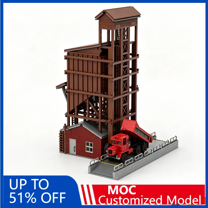 

3863Pcs Small Wood Coaling Modify Tower Cool Building Blocks Diy Educational Assembly Toy Scene Display Collection Birthday Gift