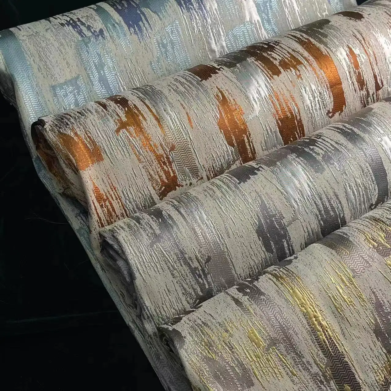 

Высокоточные шторы, филигрань, абстрактный узор, подушки, настольные флаги, ткани, атмосферные плотные шторы для гостиной.