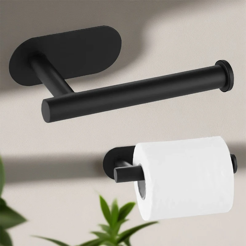 Non Punched Tissue Holder, Bathroom Roll Paper Holder, Strong Adhesive Roll Paper Holder, Non Punched Toilet Paper Holder