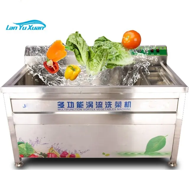 Bubble Washer for Washing Leafy Vegetable Fruit Broccoli Mushroom Ozone Vegetable Washing Machine