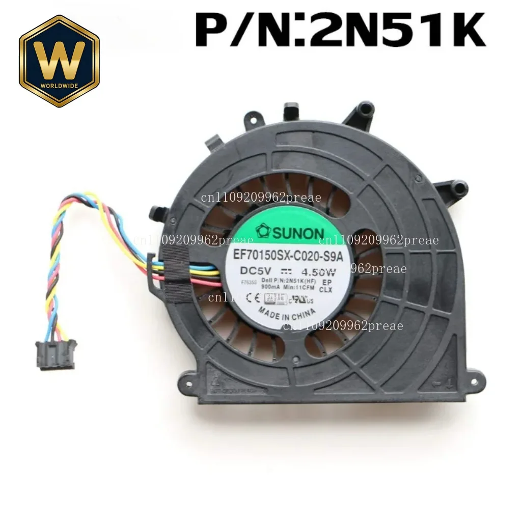 

S For Dell Optiplex 3020/3020m/9020/9020m/3040/3040M/3046/3050/3060/5040M/5060M/7040M Micro System CPU Cooling Fan