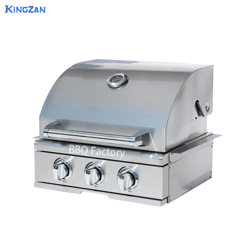 

Удобные уличные кухонные инструменты для барбекю, новая встроенная стальная тележка для угольного гриля с водонепроницаемой функцией для вечеринок