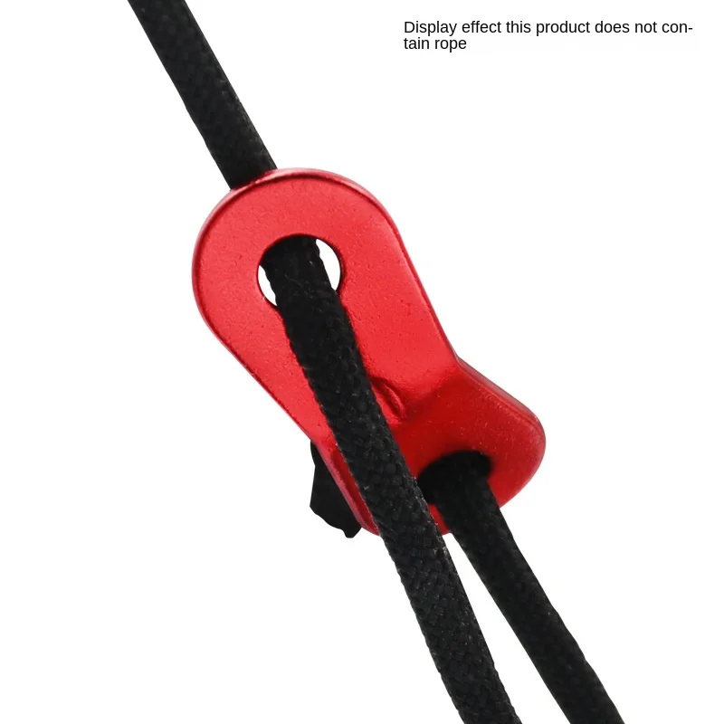 Aluminum Alloy Wind Rope Buckle, Umbrella Rope Buckle, Tent and Sky Curtain, Rope Accessories, Fixed Buckle, Both Eyes