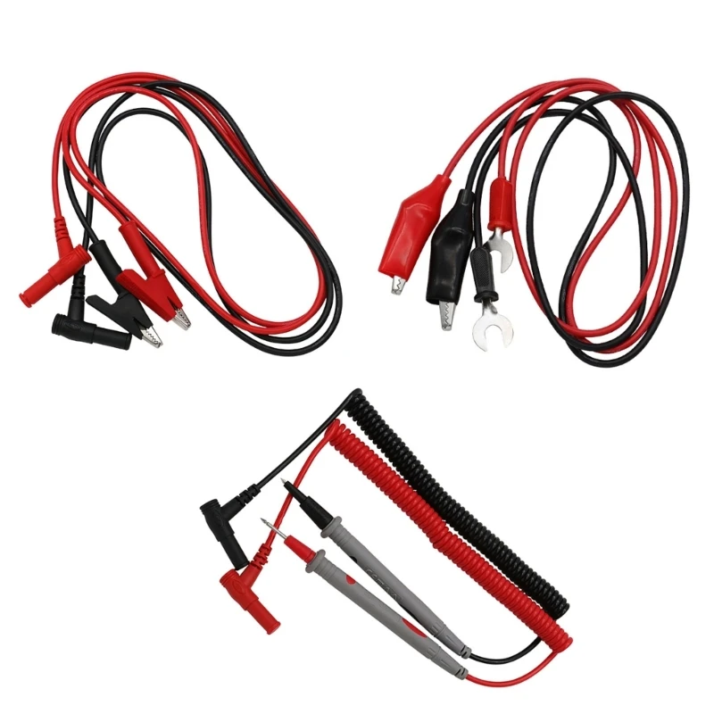 

Multimeter Flexible Test Leads with Insulated Clips for Measure Current