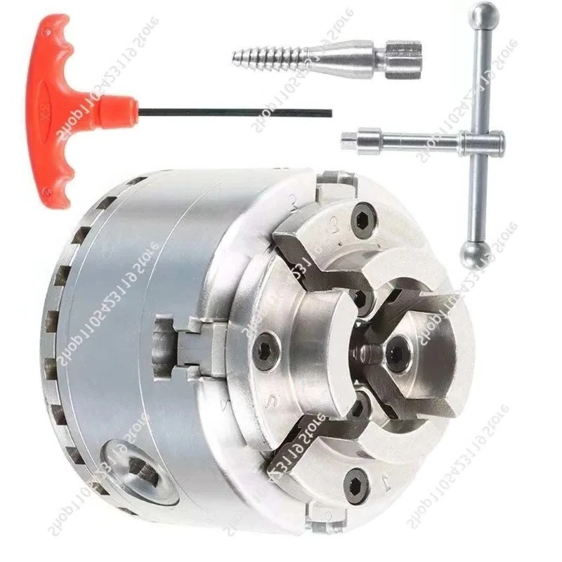 M33 Thread Wood Lathe Four Jaw Chuck KP96 KP125 Self-Centering 100mm 5 Inch Woodworking Fixing Chuck